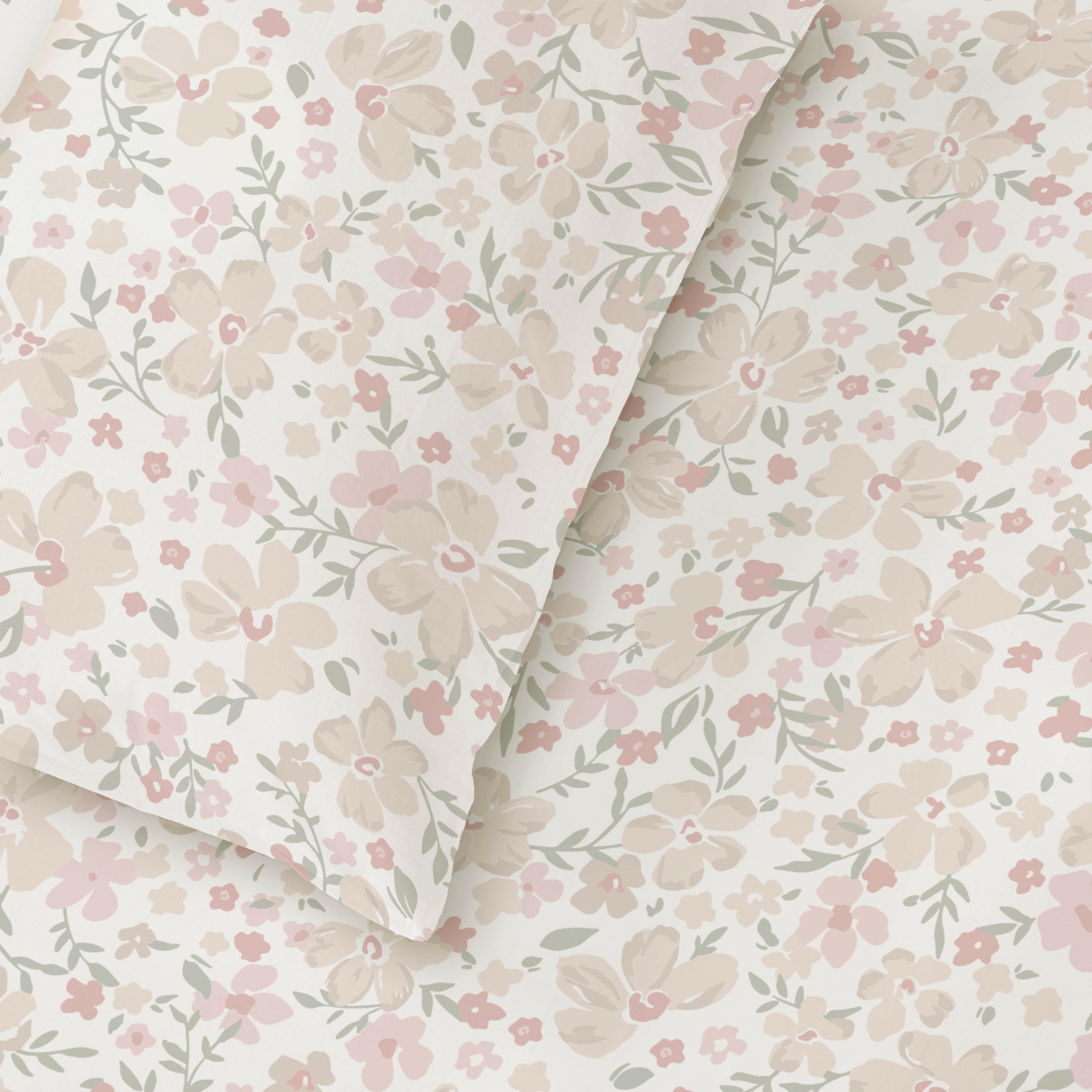 Organic Kids Fitted Sheet - Blossom Fitted Sheet Set Makemake Organics