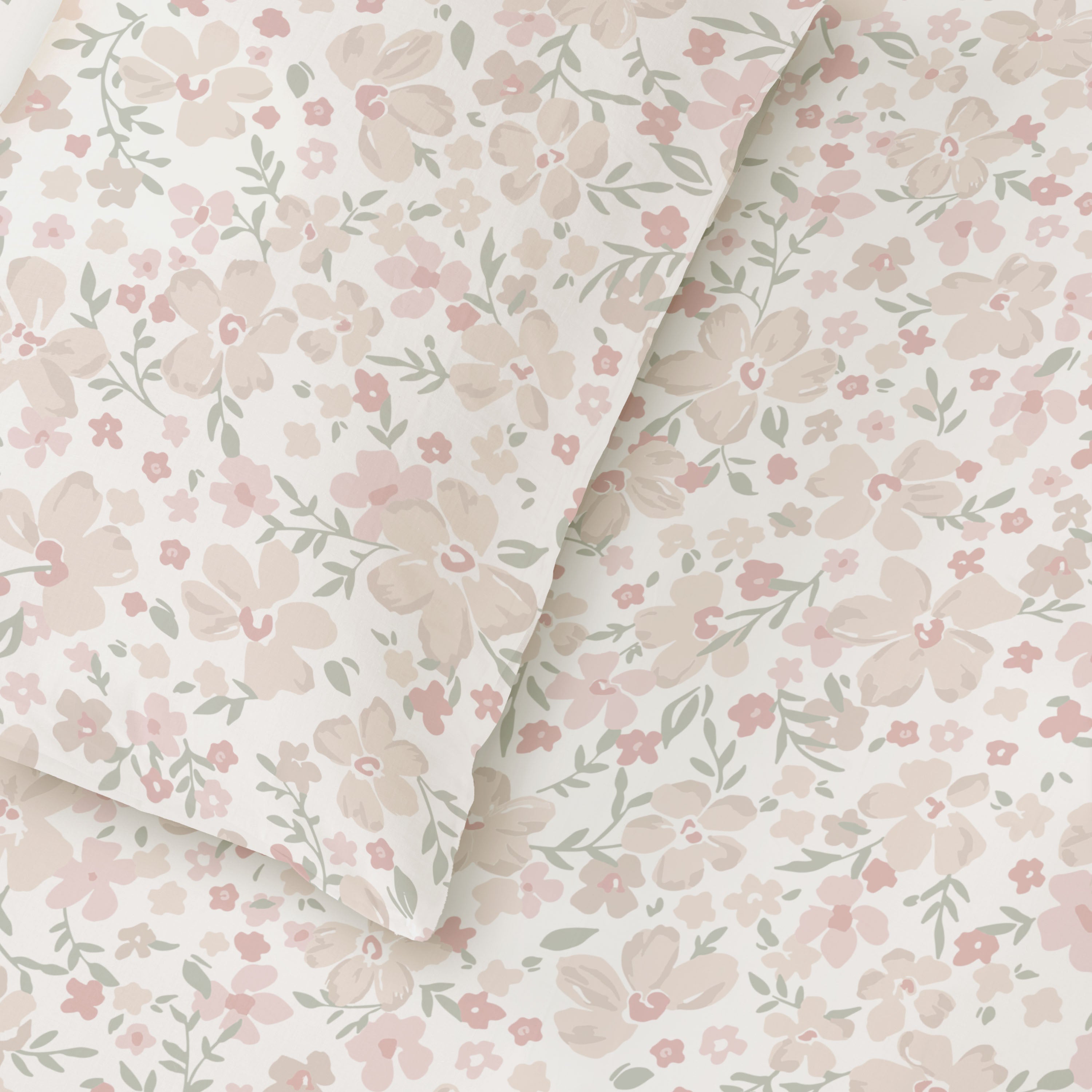 Organic Kids Fitted Sheet - Blossom