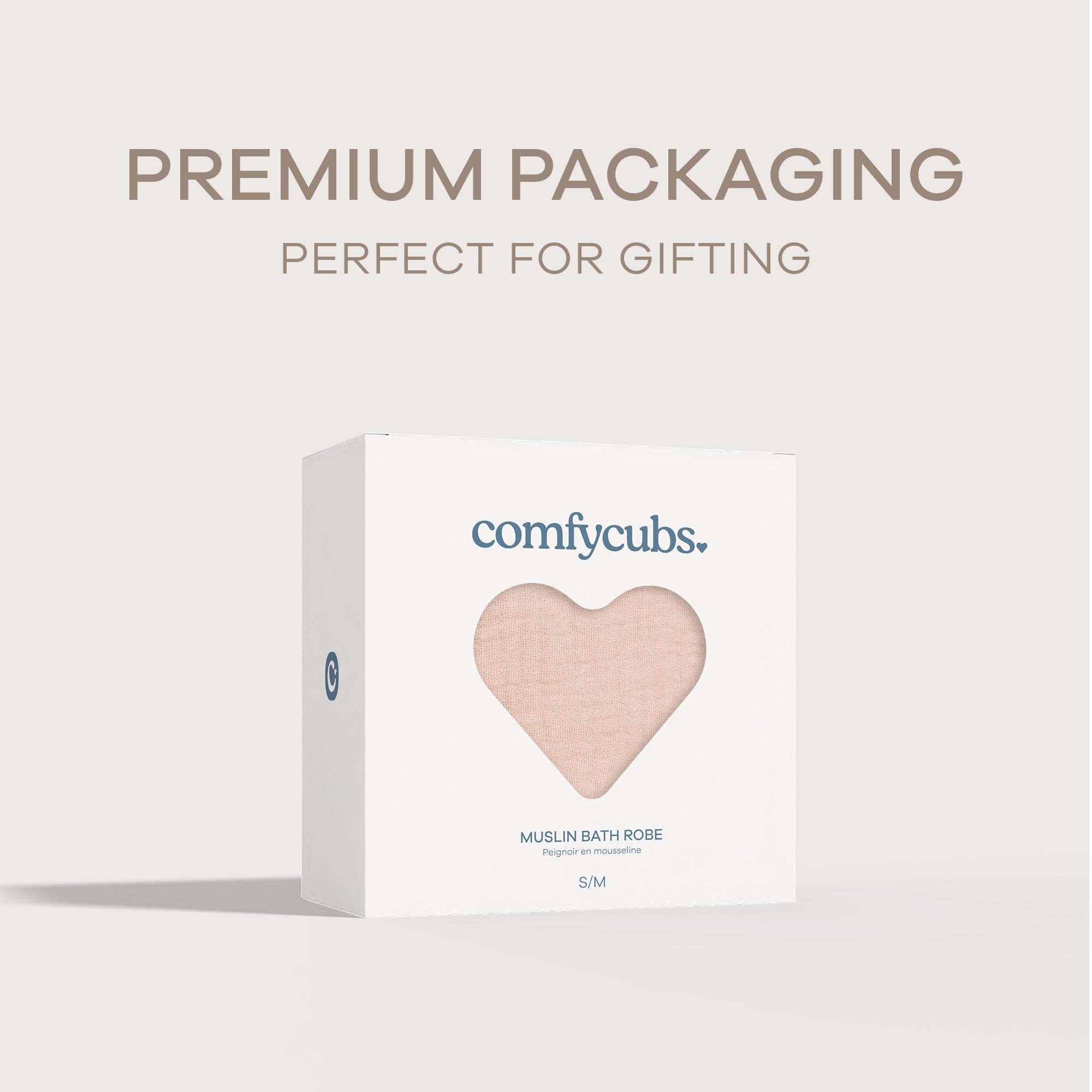 Muslin Bathrobe in Blush