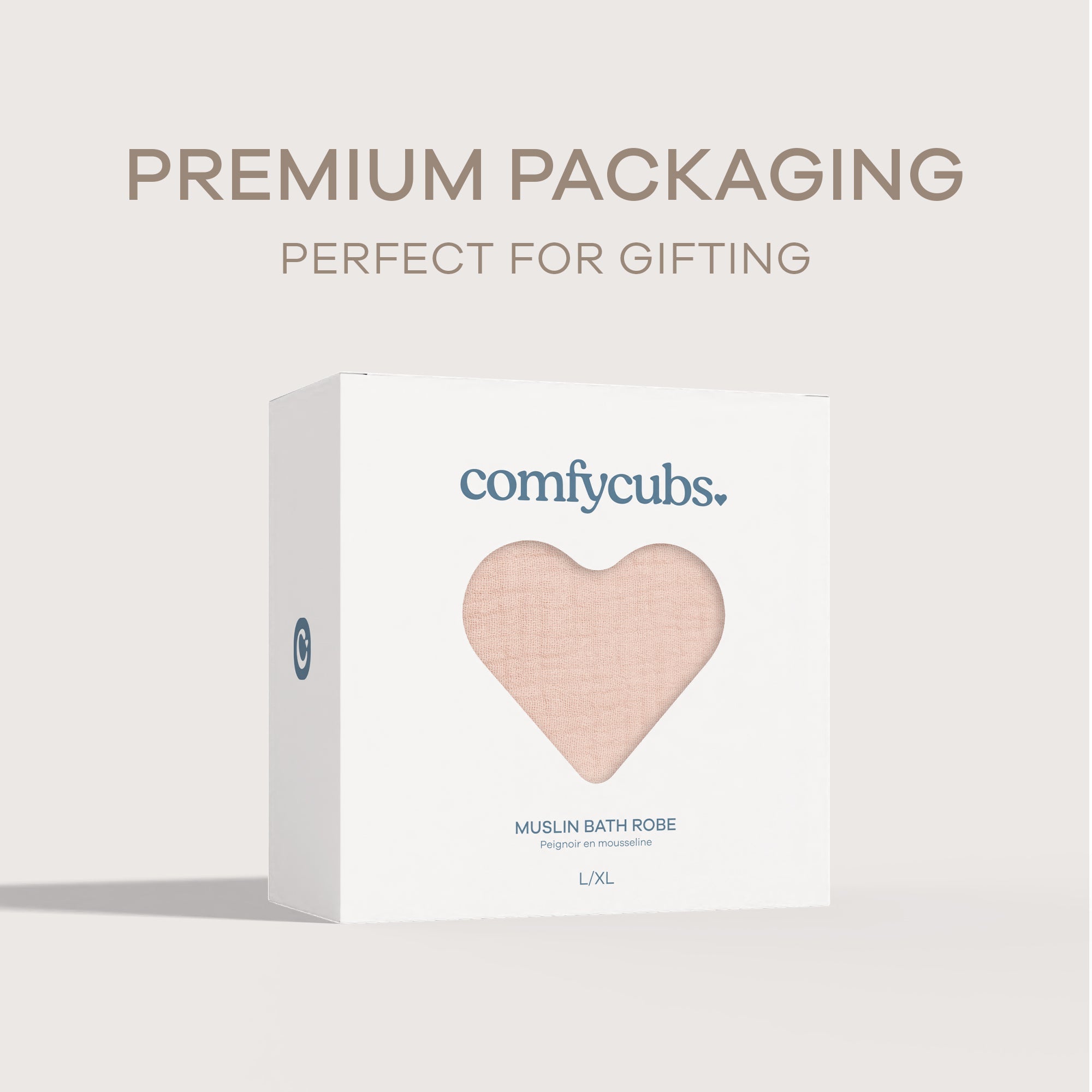 Muslin Bathrobe in Blush