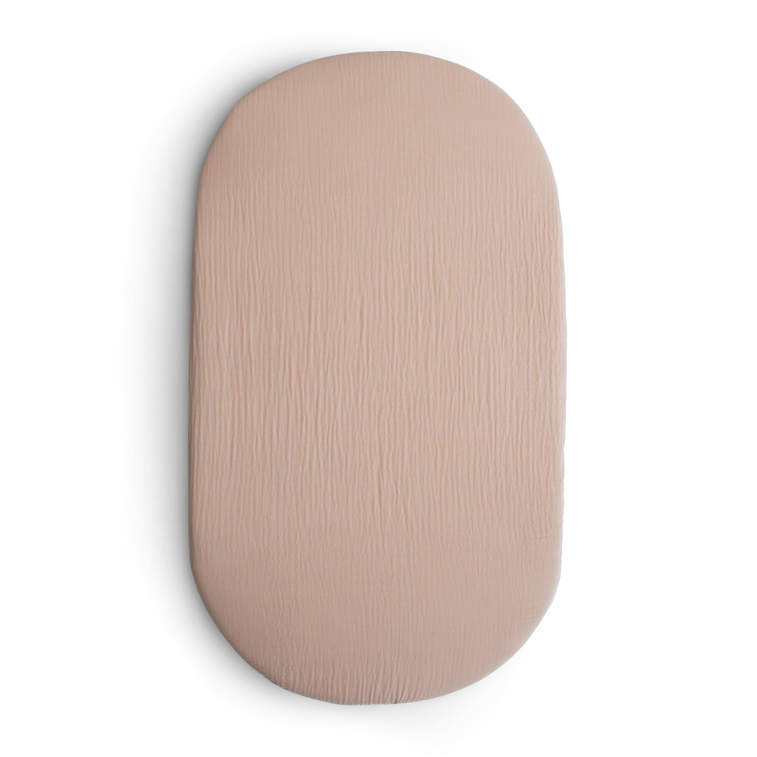 Extra Soft Bassinet Muslin Crib Sheet crib sheets Mushie Blush