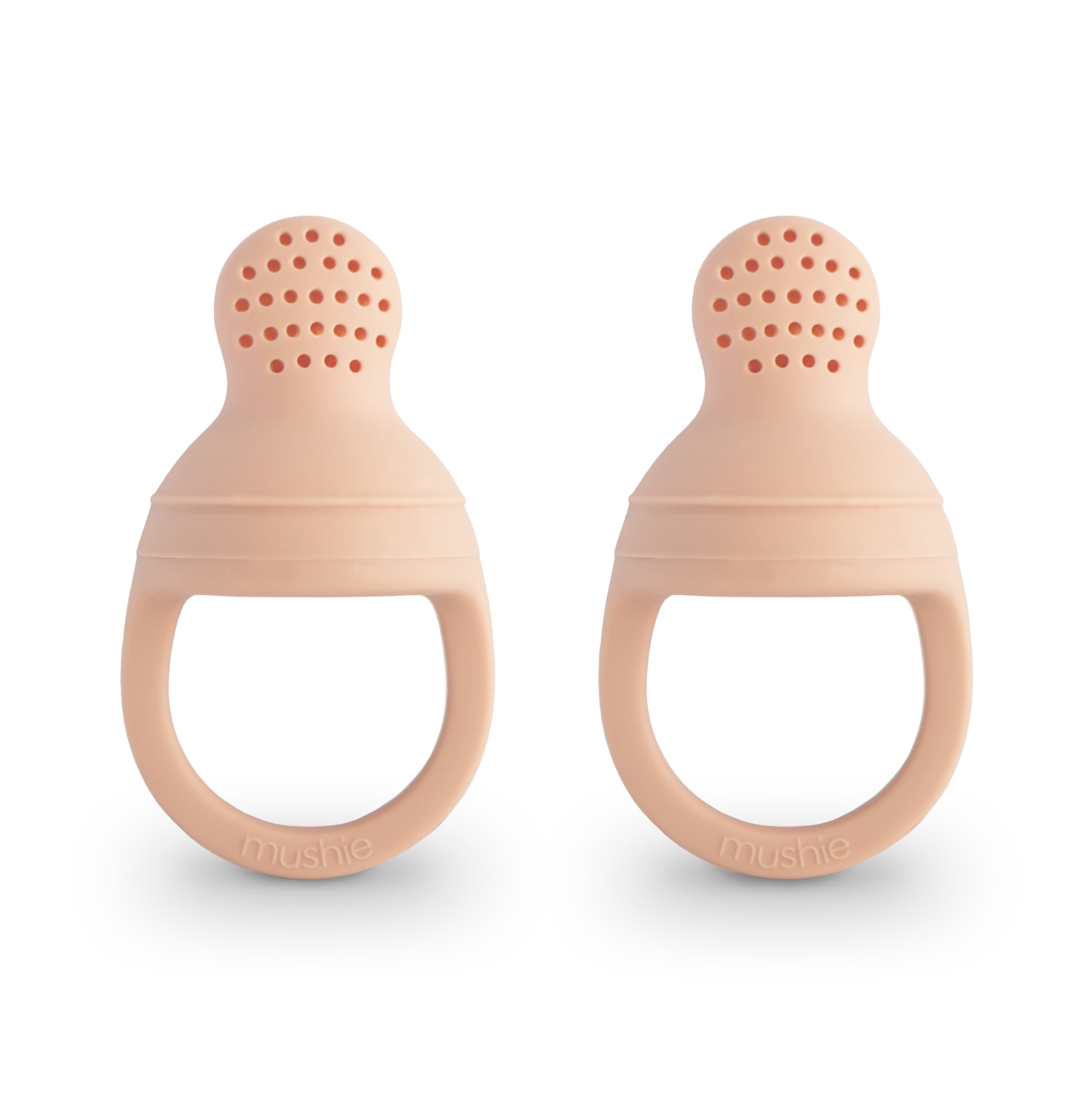 Silicone Fresh Food Feeder 2-Pack Silicone Fresh Food Feeder Mushie Blush