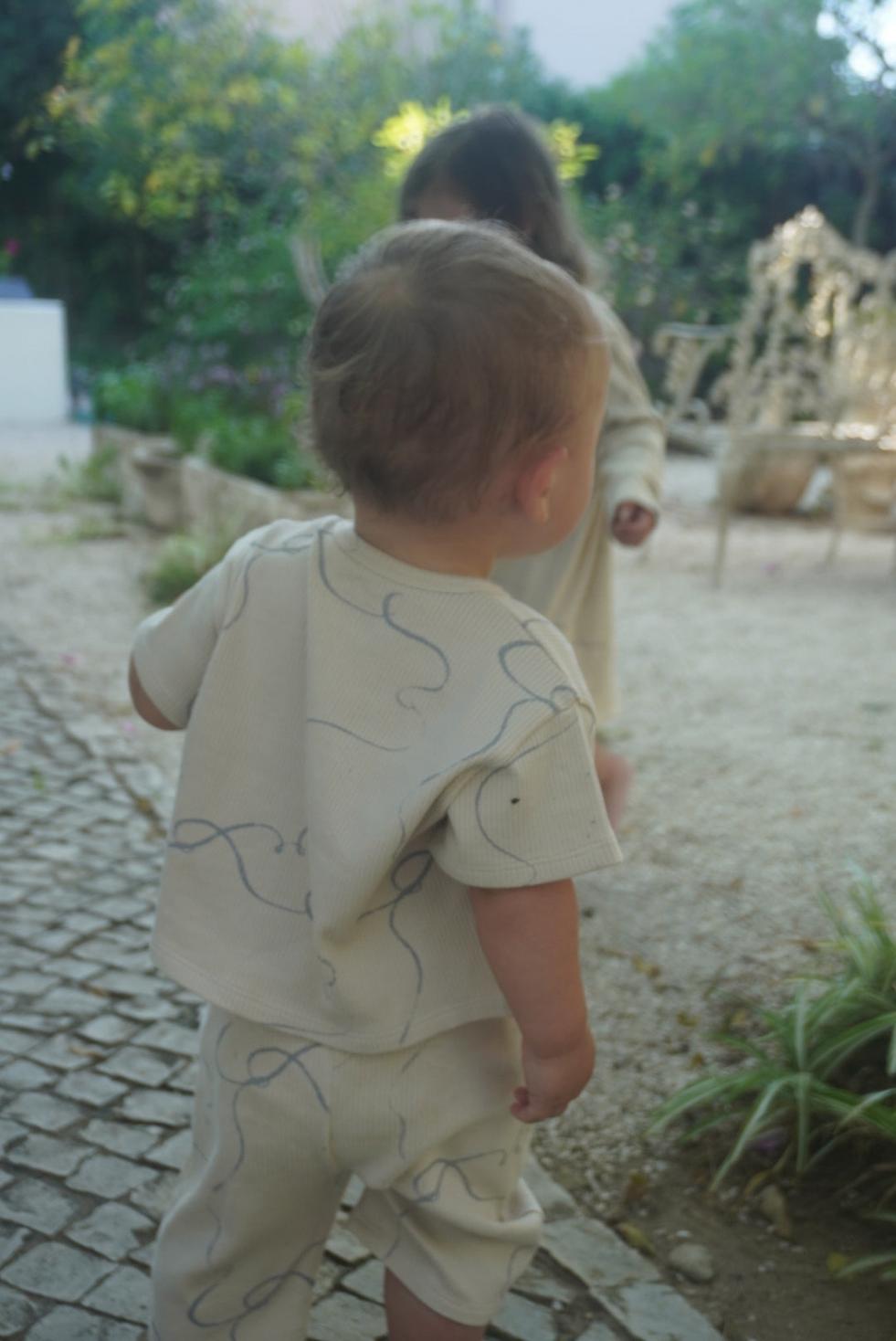 Organic Pima Cotton Kids Tee - Breeze