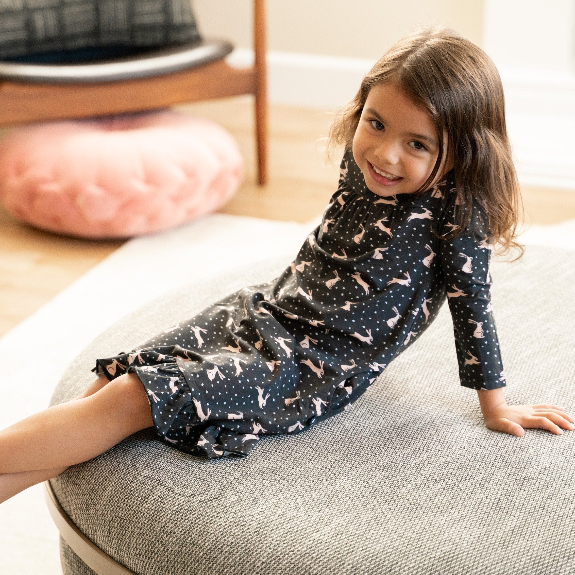 Boho Dress - Night Bunny