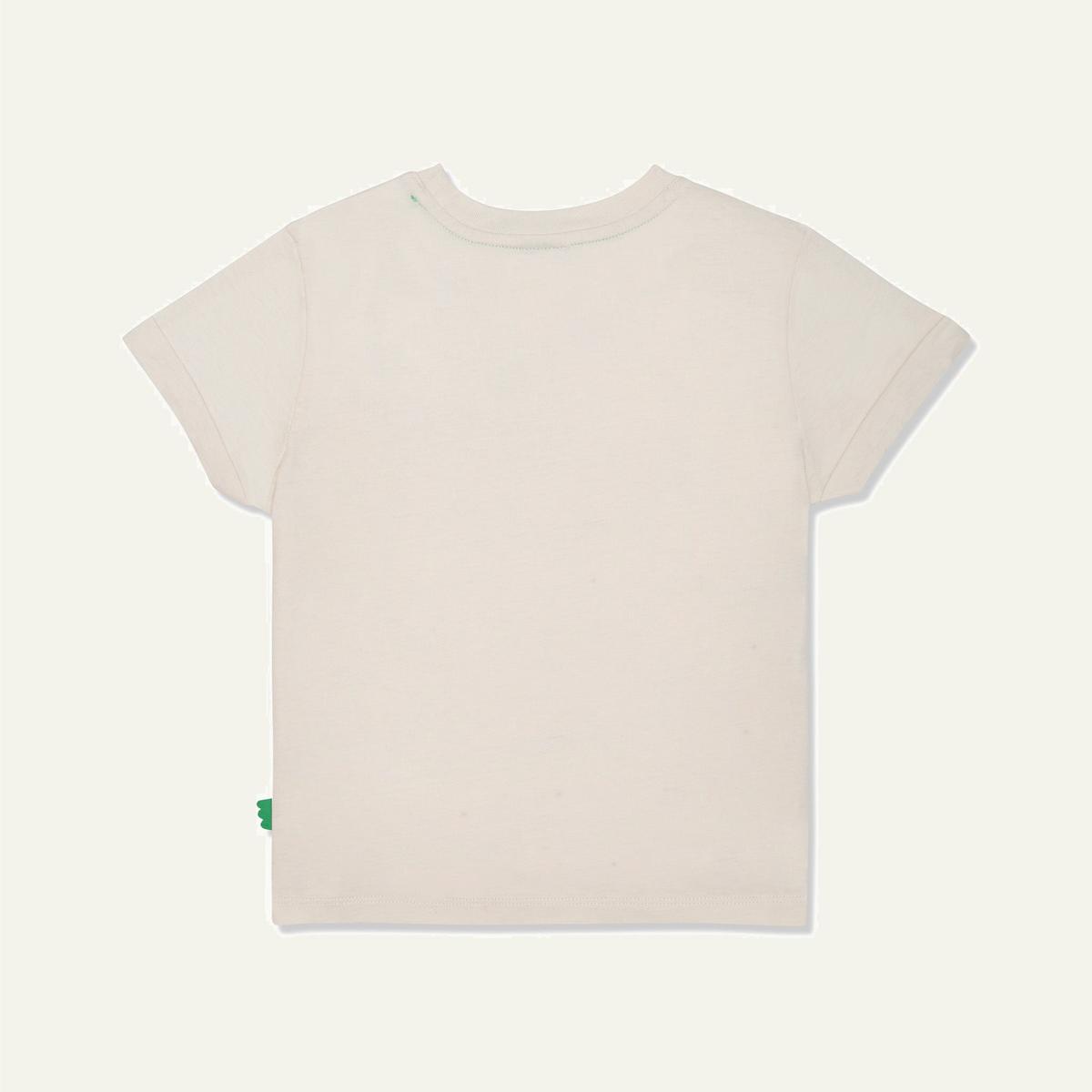 Recycled Cotton Watermelon Slice Kid T-shirt - Natural