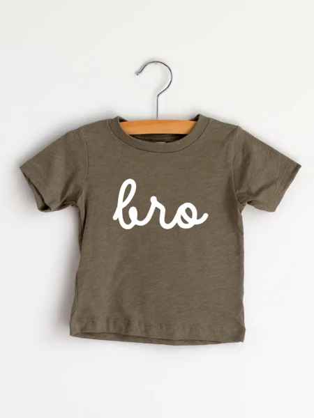 Bro Script Baby and Kids Tee