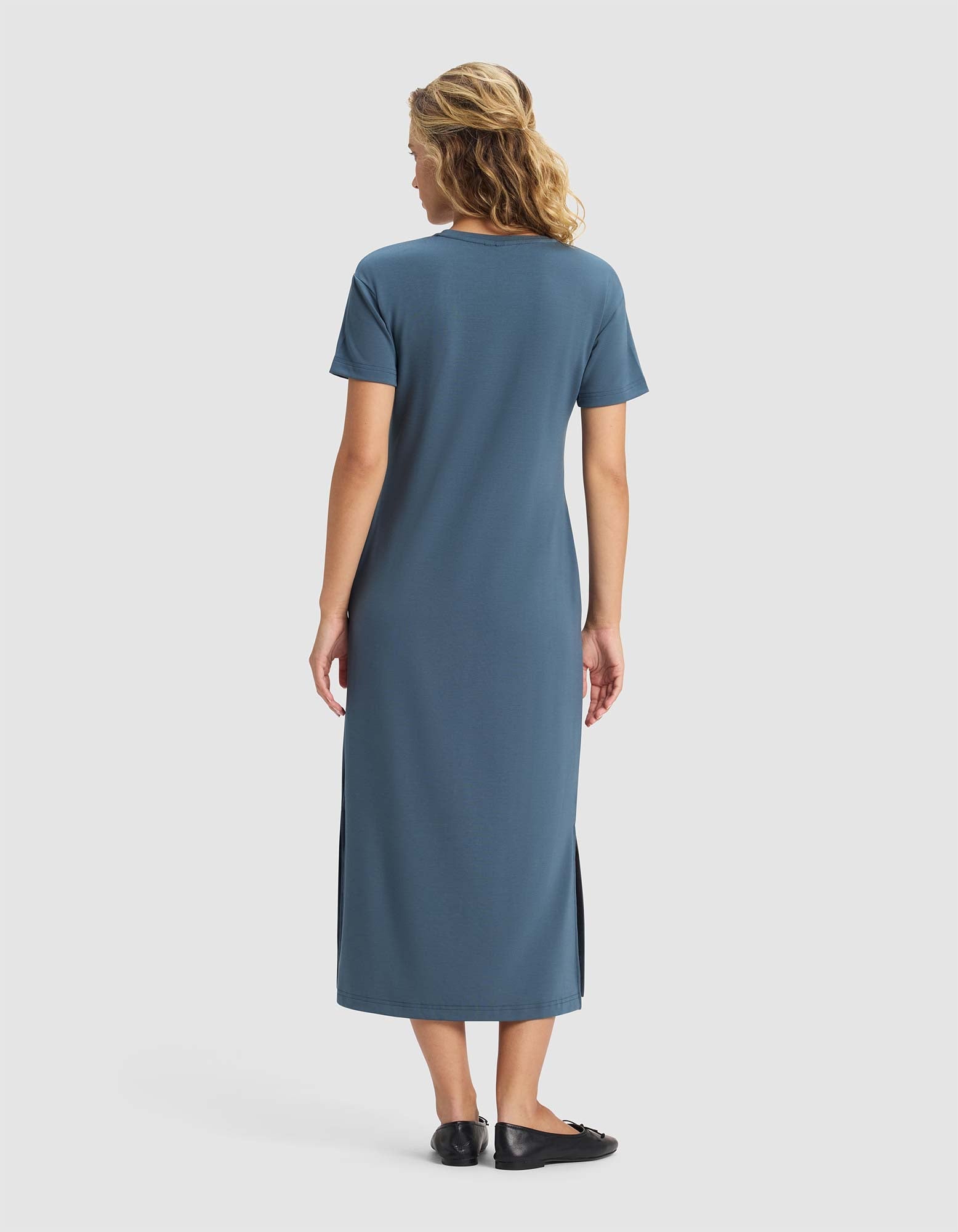 Women's Brushed Bamboo Midi Dress