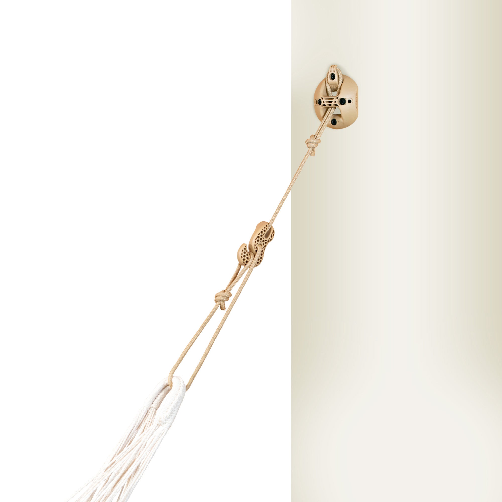 CasaMount 2rope Beige - Wall, Ceiling & Beam Suspension Set for Hammocks