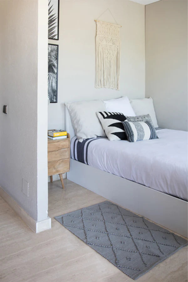 COTTON RUG CAPRI GREY Little Wonder & Co