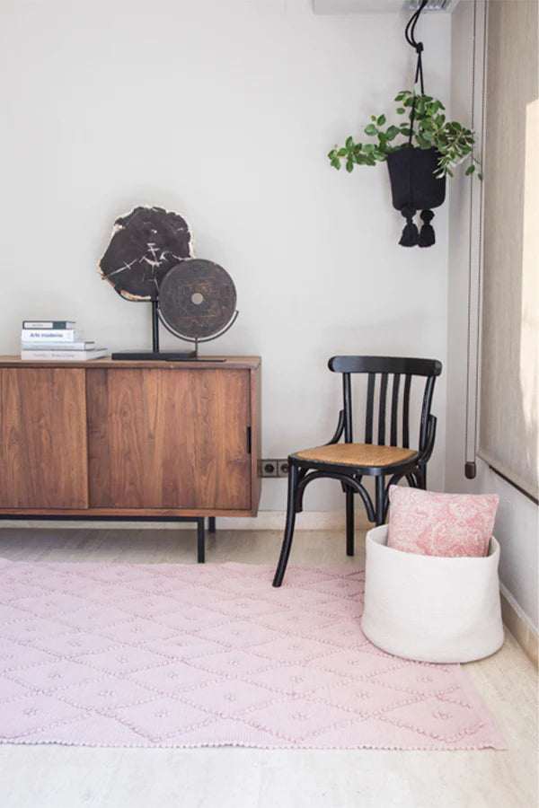 COTTON RUG CAPRI PALE ROSE Little Wonder & Co