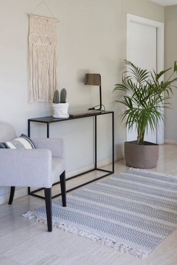 COTTON RUG MILANO NATURAL - GREY Little Wonder & Co