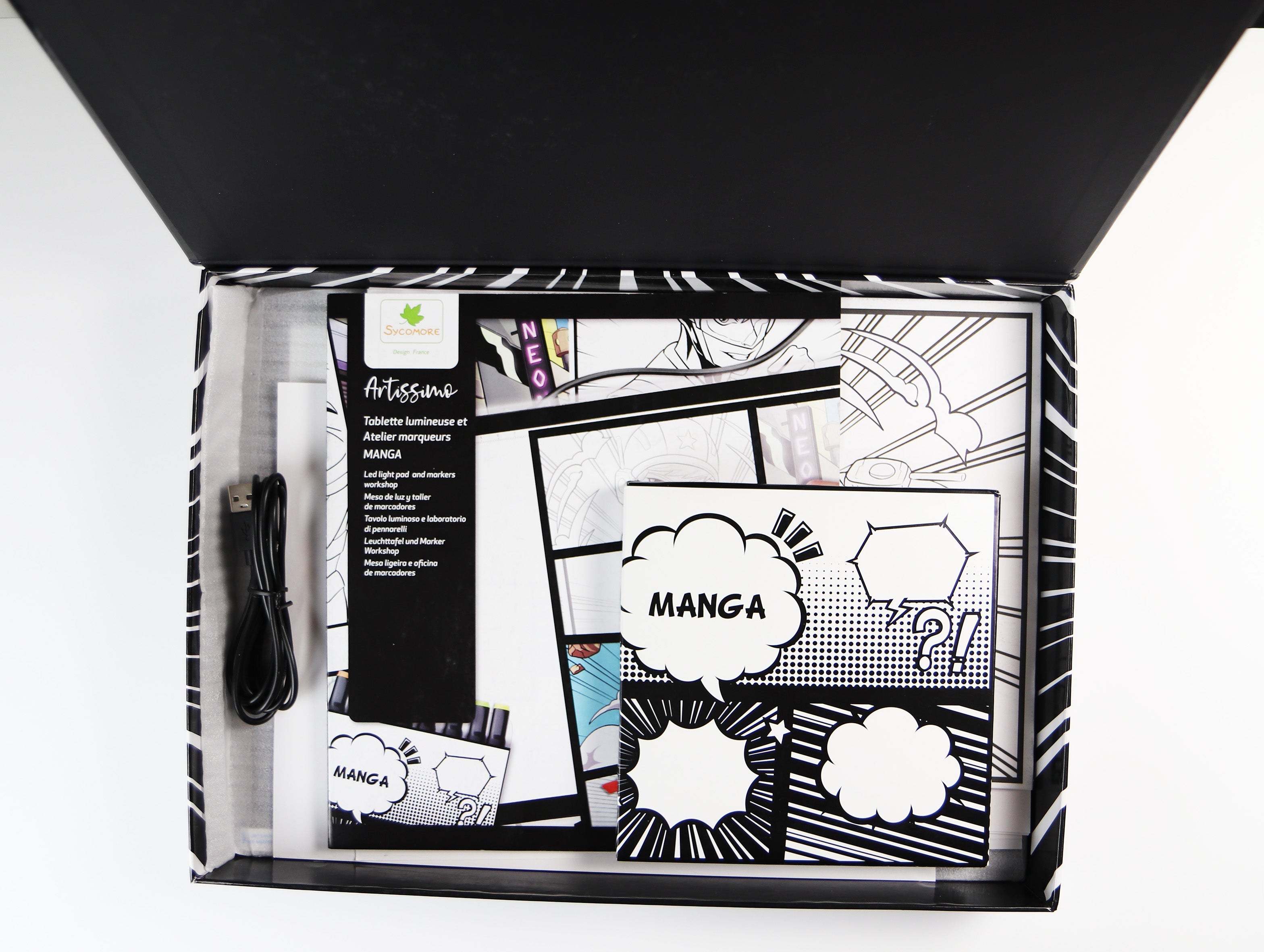 Manga - XXL+ Led Light Pad And Markers Workshop - 10y+