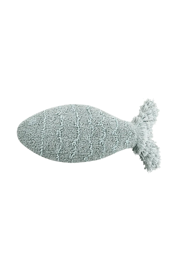 CUSHION BABY FISH AQUA BLUE Little Wonder & Co