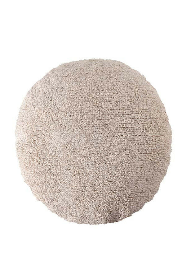 CUSHION BIG DOT BEIGE Little Wonder & Co