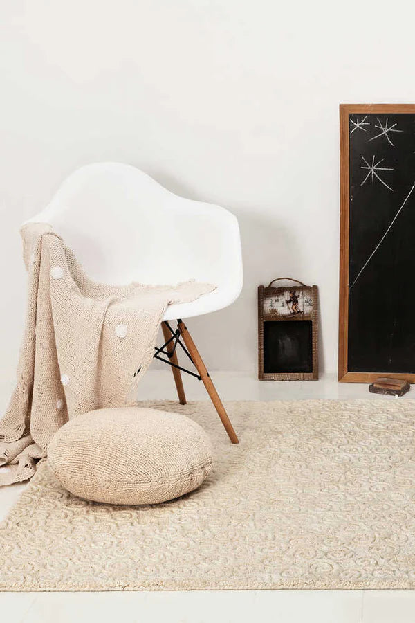 CUSHION BIG DOT BEIGE Little Wonder & Co