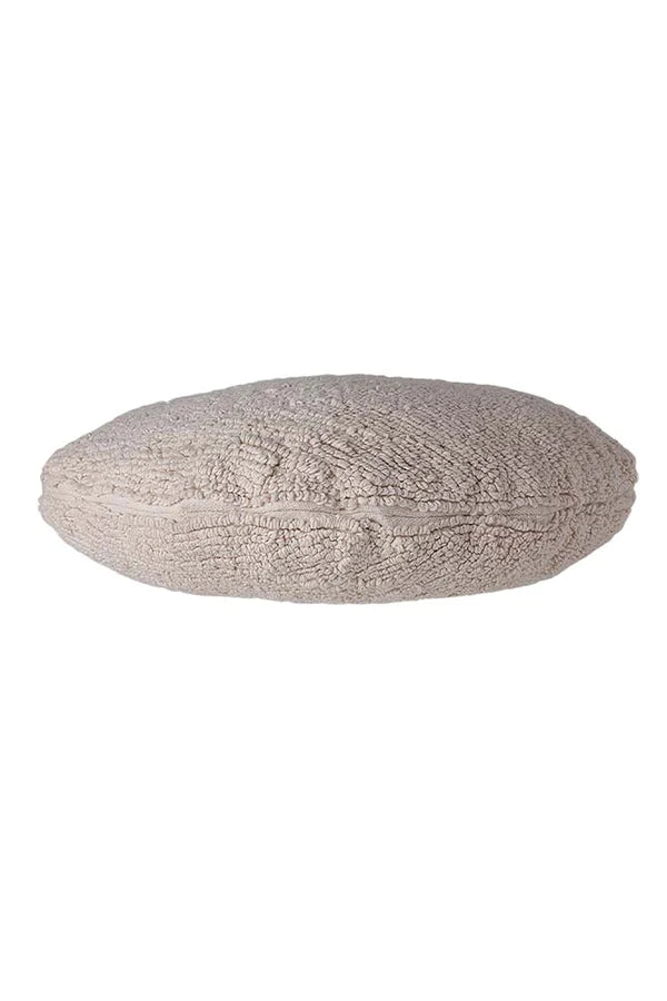 CUSHION BIG DOT BEIGE Little Wonder & Co