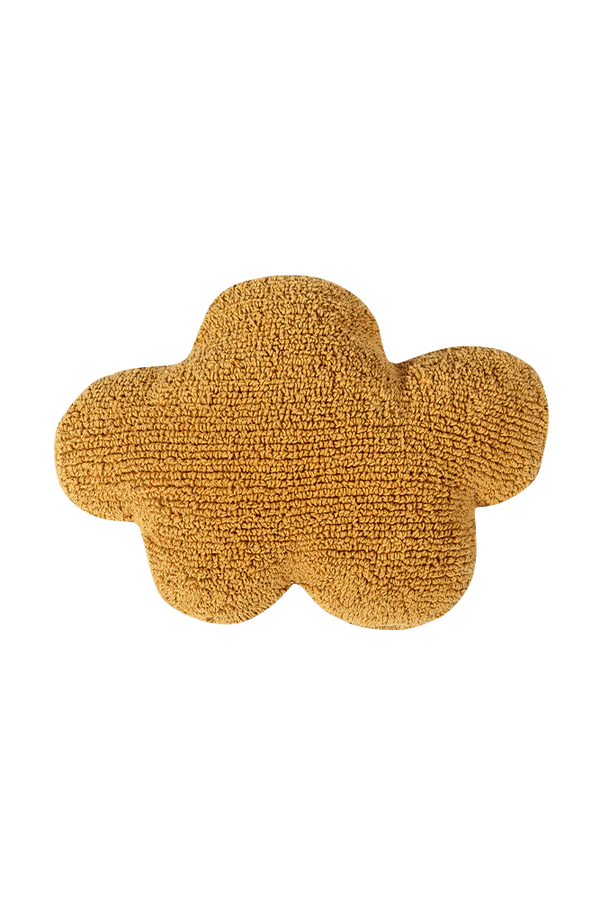 CUSHION CLOUD MUSTARD Little Wonder & Co