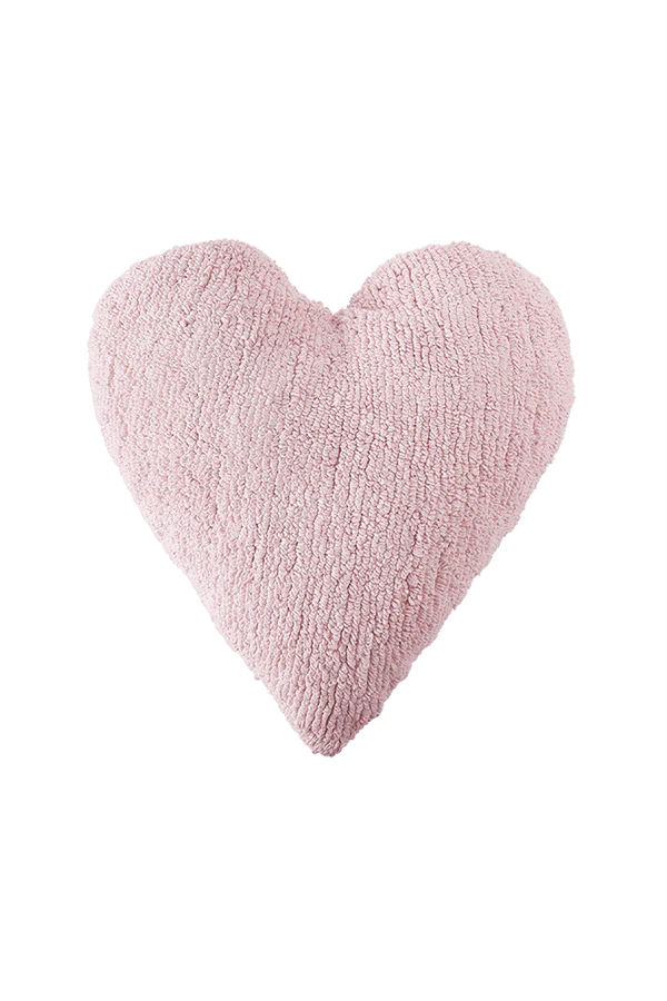 CUSHION HEART PINK Little Wonder & Co