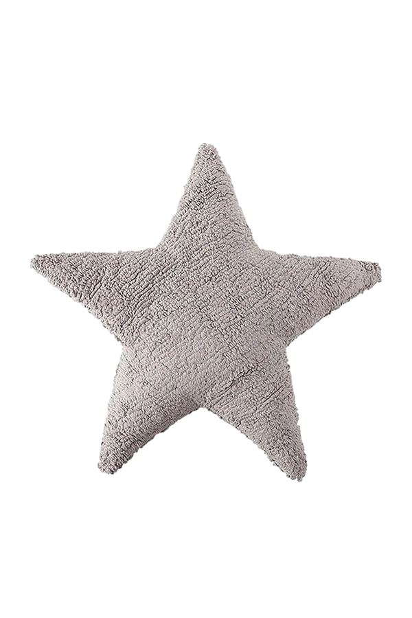 CUSHION STAR LIGHT GREY Little Wonder & Co
