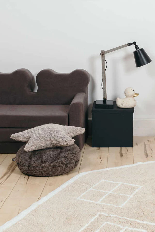 CUSHION STAR LIGHT GREY Little Wonder & Co