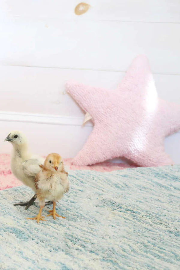 CUSHION STAR PINK Little Wonder & Co