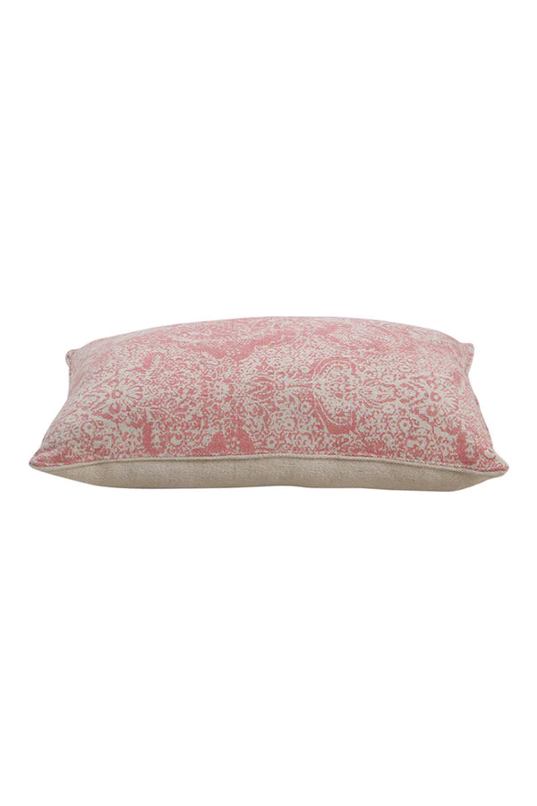 CUSHION STONE WASH SALMON Little Wonder & Co