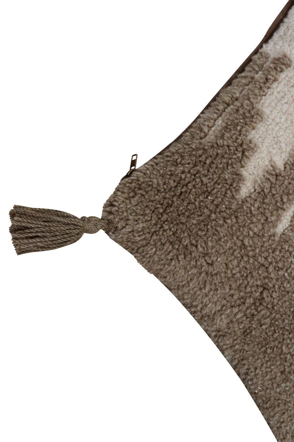 CUSHION ZAGROS BROWN-SEASHELL Little Wonder & Co