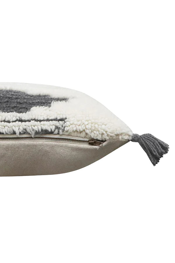 CUSHION ZAGROS NATURAL-GREY Little Wonder & Co