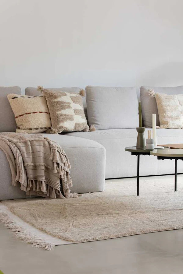 CUSHION ZAGROS SANDSTONE-NATURAL Little Wonder & Co