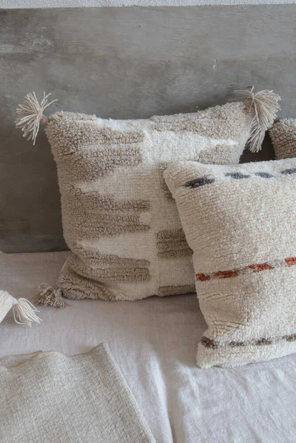 CUSHION ZAGROS SANDSTONE-NATURAL Little Wonder & Co