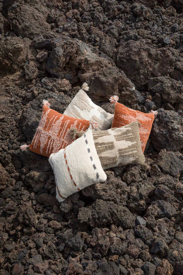 CUSHION ZAGROS SANDSTONE-NATURAL Little Wonder & Co