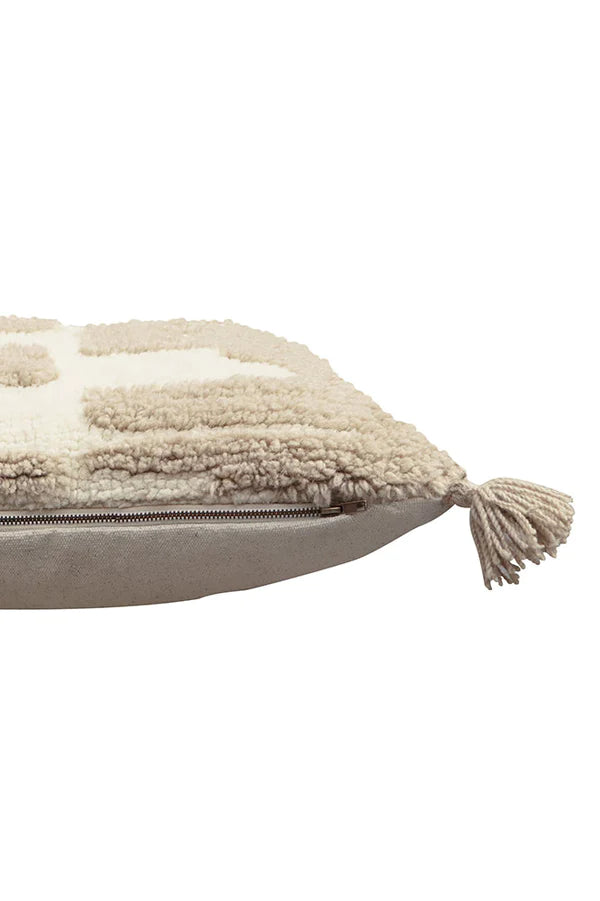 CUSHION ZAGROS SANDSTONE-NATURAL Little Wonder & Co
