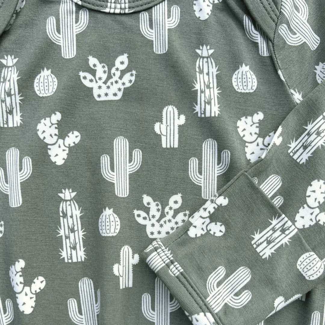 Cactus Newborn Bamboo Gown