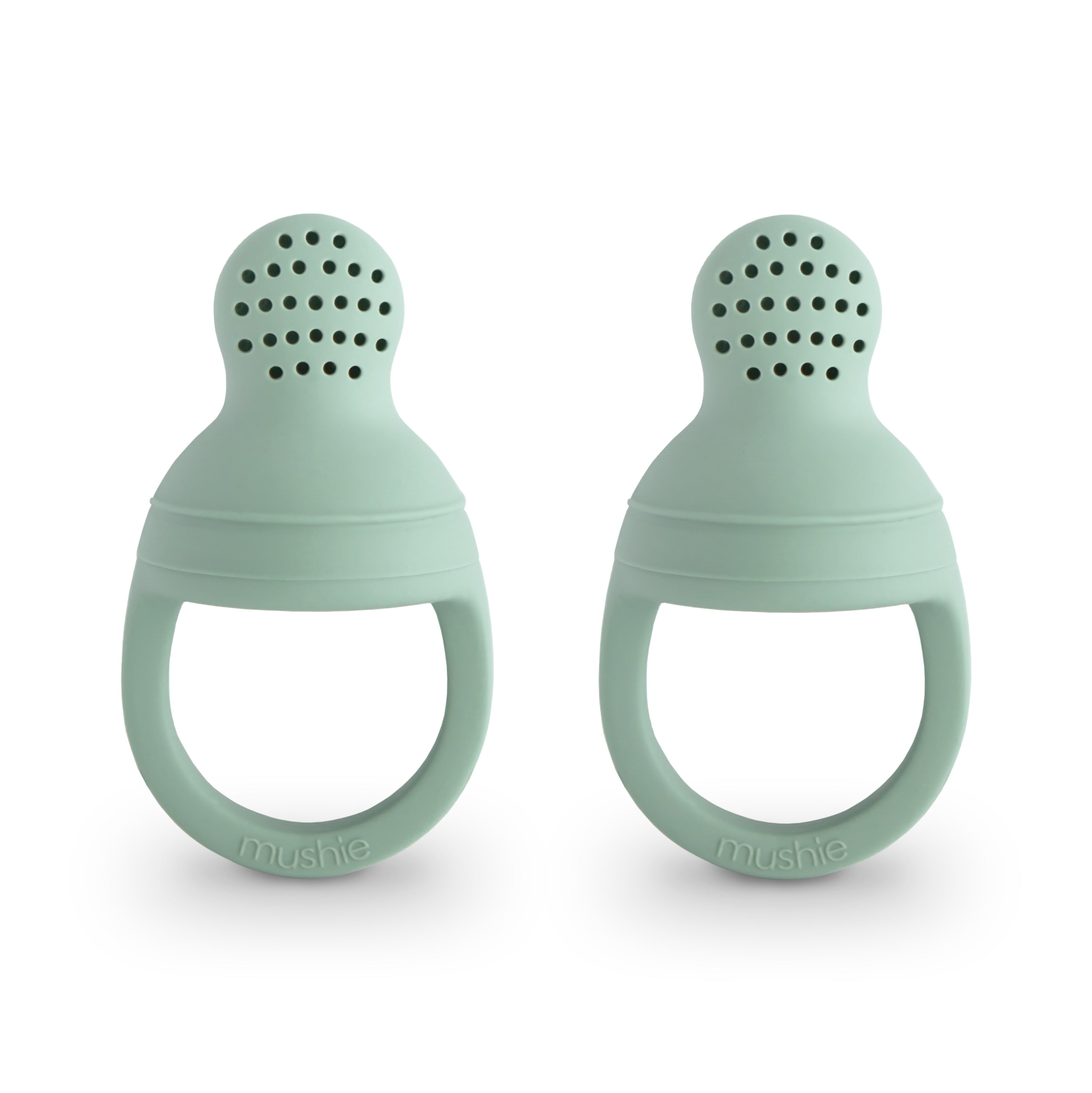 Silicone Fresh Food Feeder 2-Pack Silicone Fresh Food Feeder Mushie Cambridge Blue
