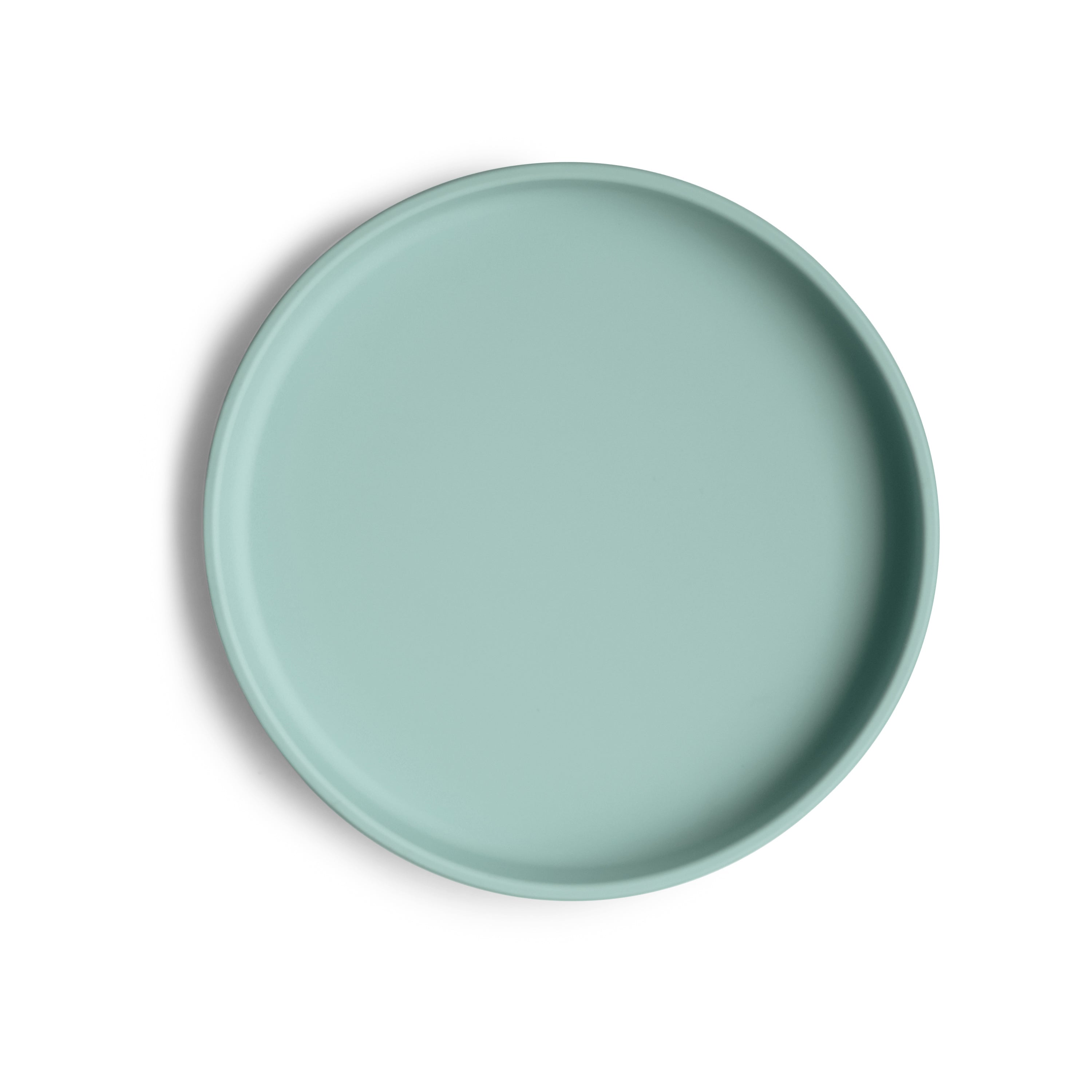 Classic Silicone Suction Plate silicone tableware Mushie Cambridge Blue