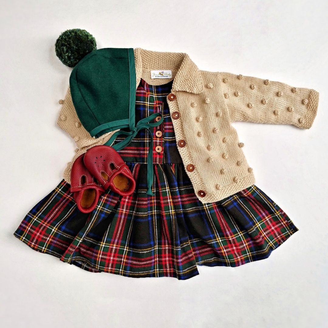 Carrie Cardigan - Popcorn Knit Baby Cardigan