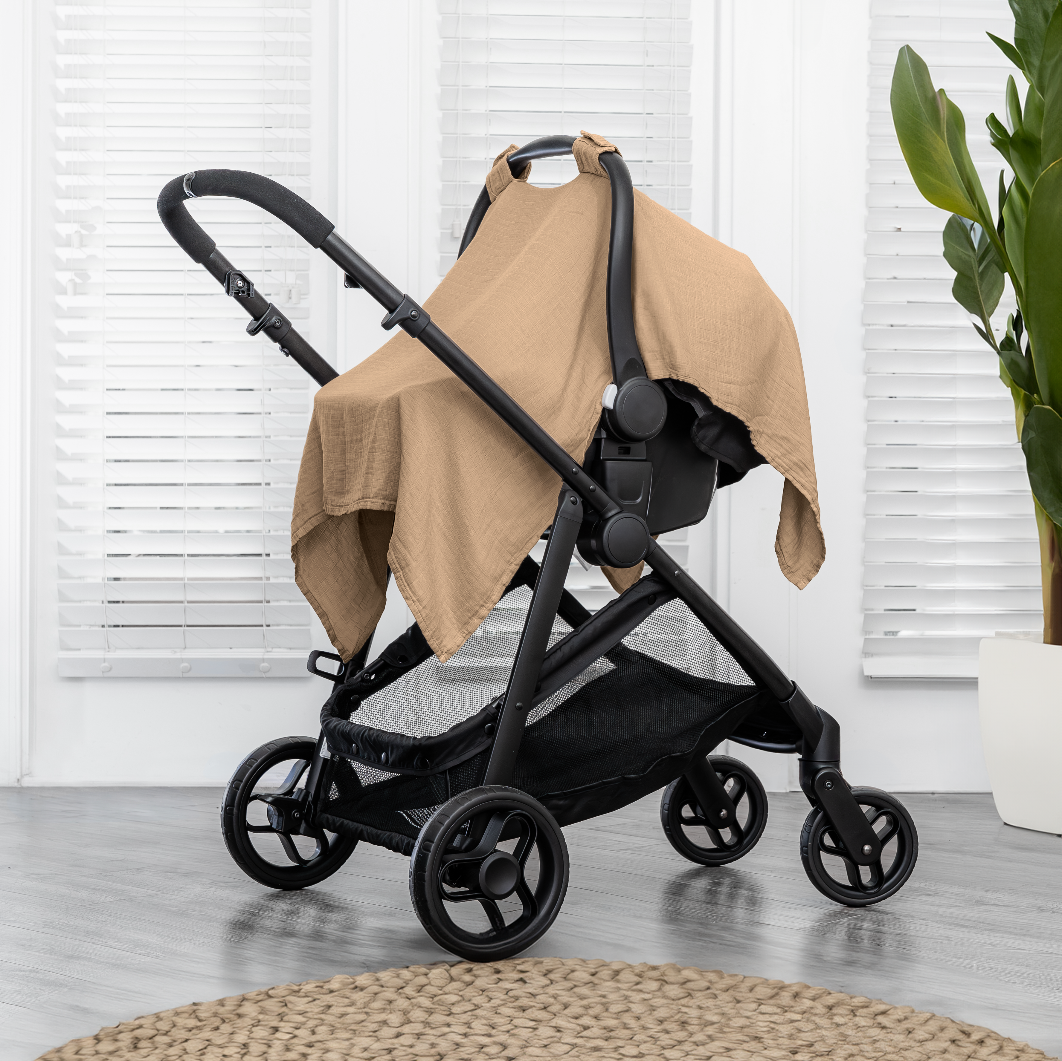 Baby Car Seat Cover in Cedar