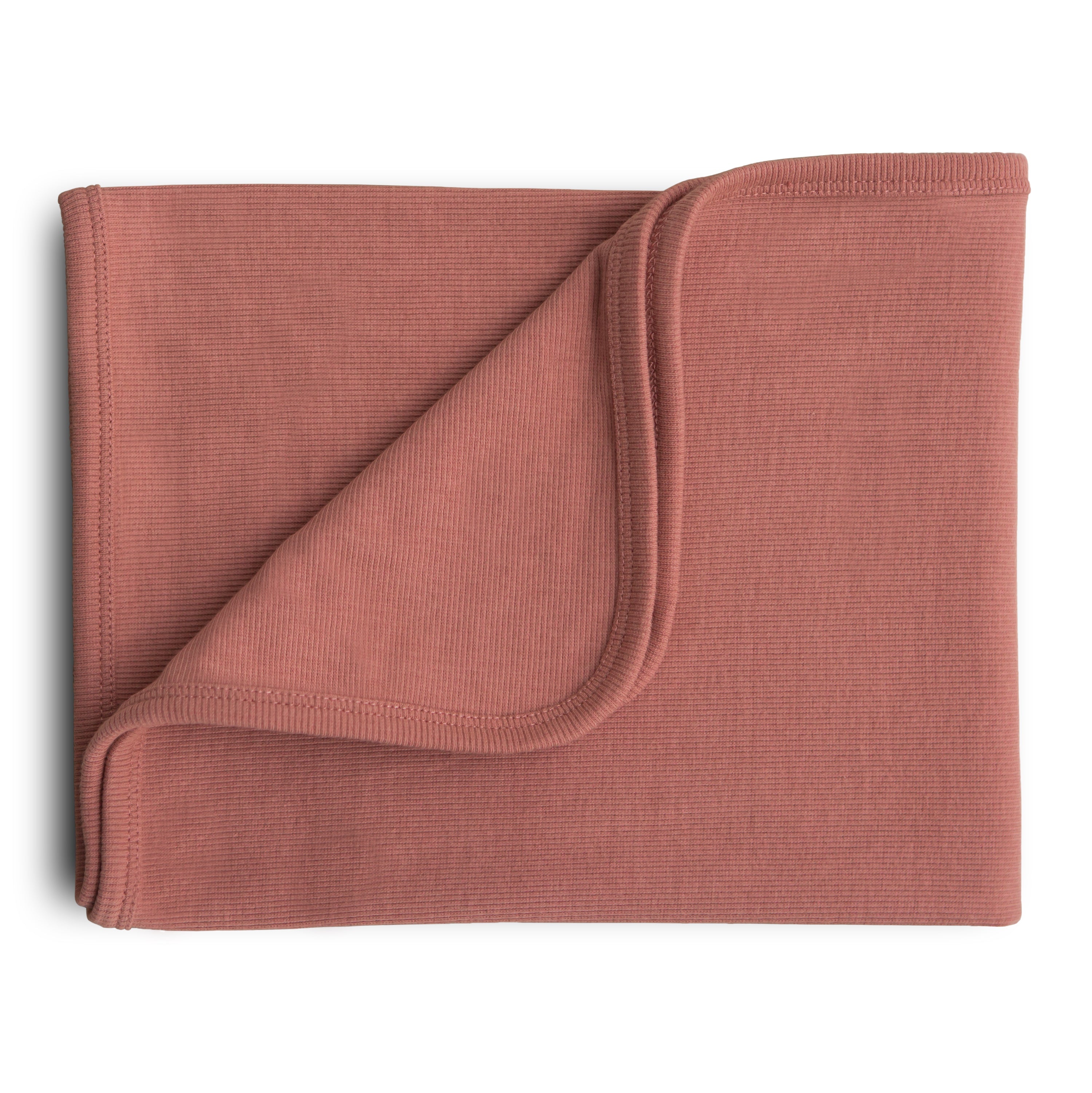 Ribbed Baby Blanket Blanket Mushie Cedar