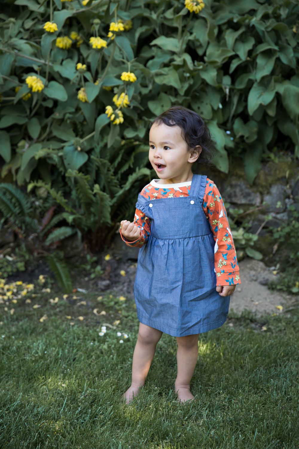 Overall Dress - Chambray