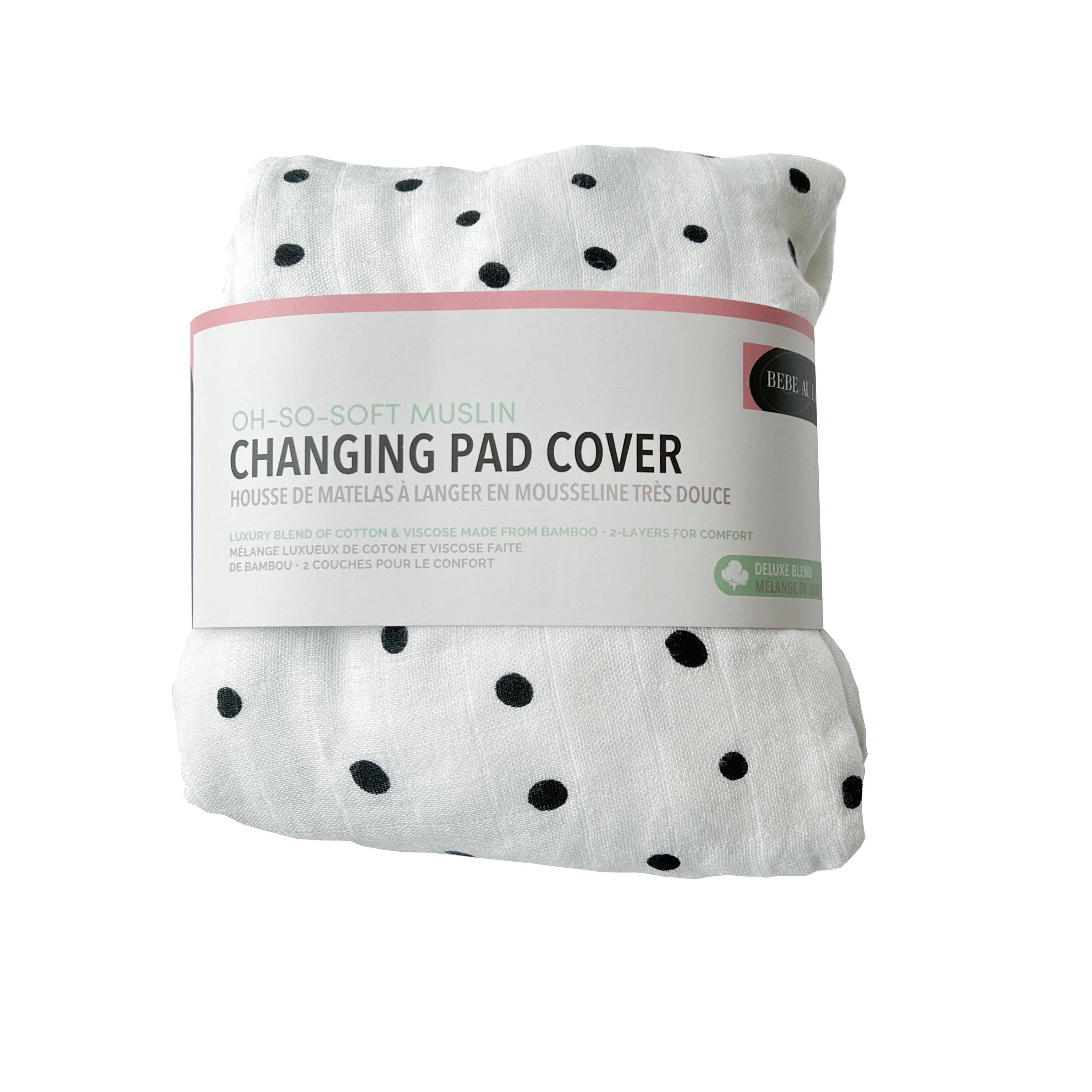 Dottie Oh So Soft Muslin Changing Pad Cover Changing Pad Cover Bebe au Lait