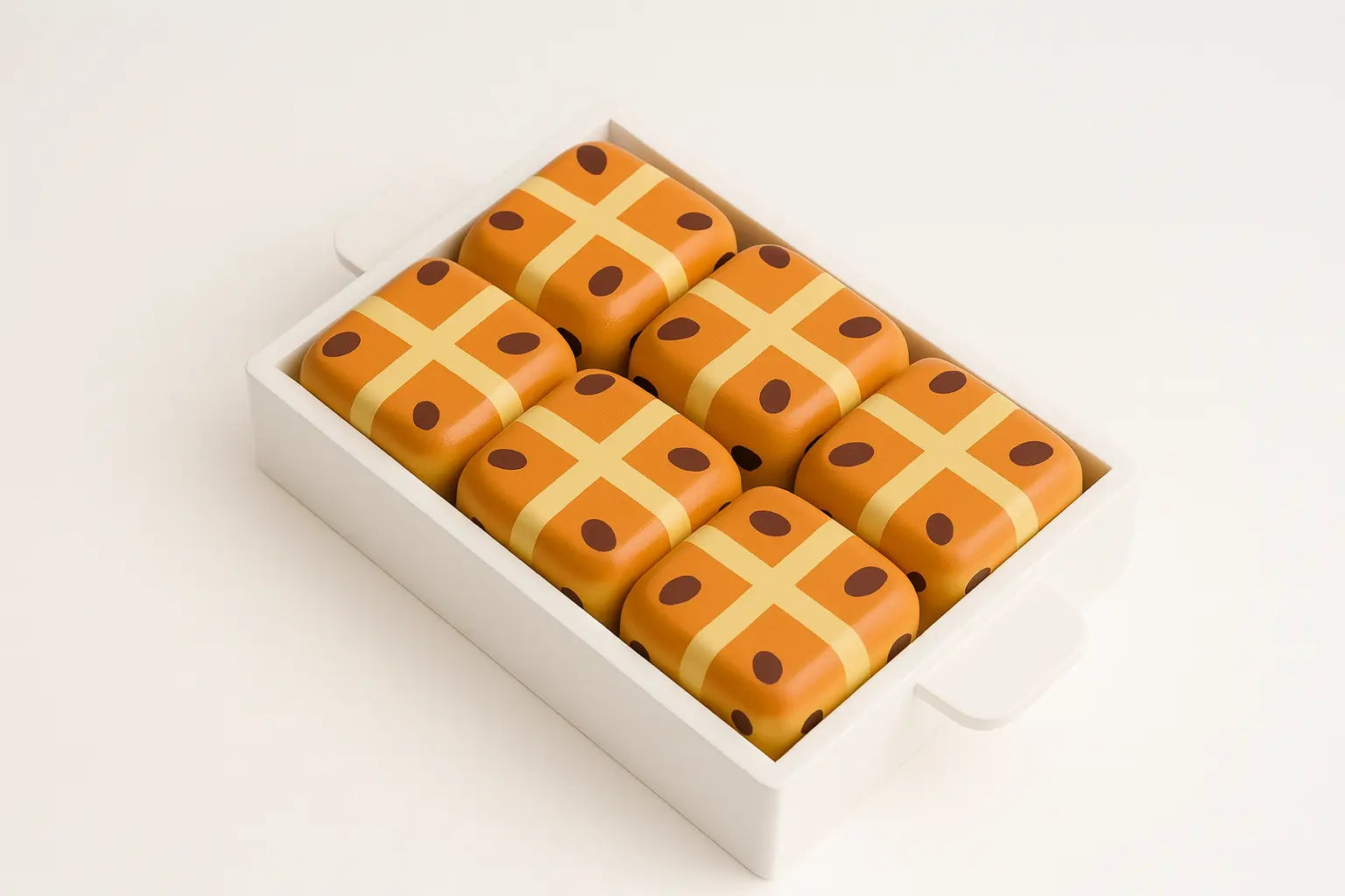 Hot Cross Buns Wooden Play Food Set- Mini Catholic Kitchen
