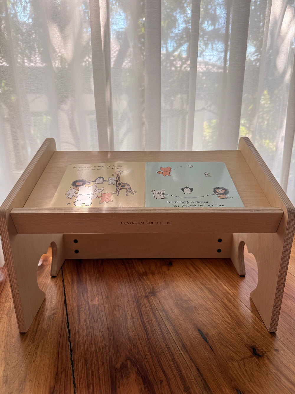 Children's Lap Desk in Natural Birch | Montessori Floor Table