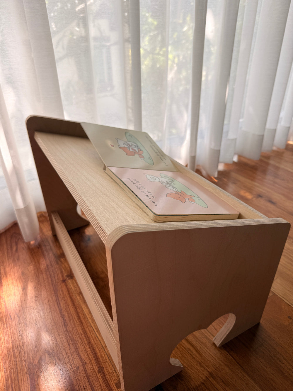 Children's Lap Desk in Natural Birch | Montessori Floor Table
