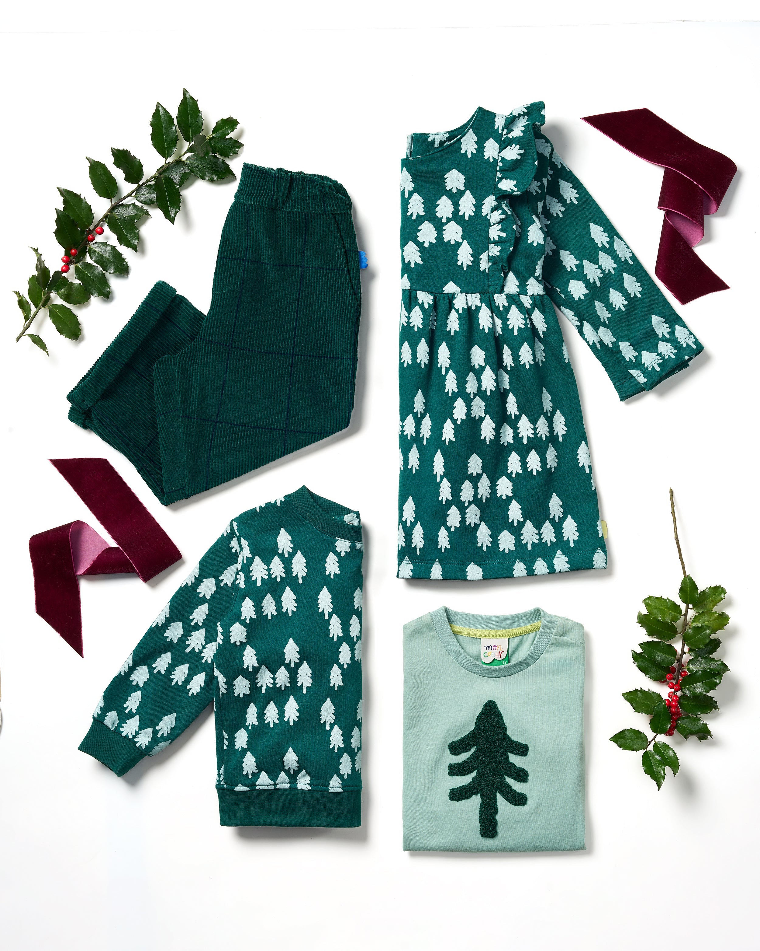 Recycled Cotton Snowy Pine T-Shirt