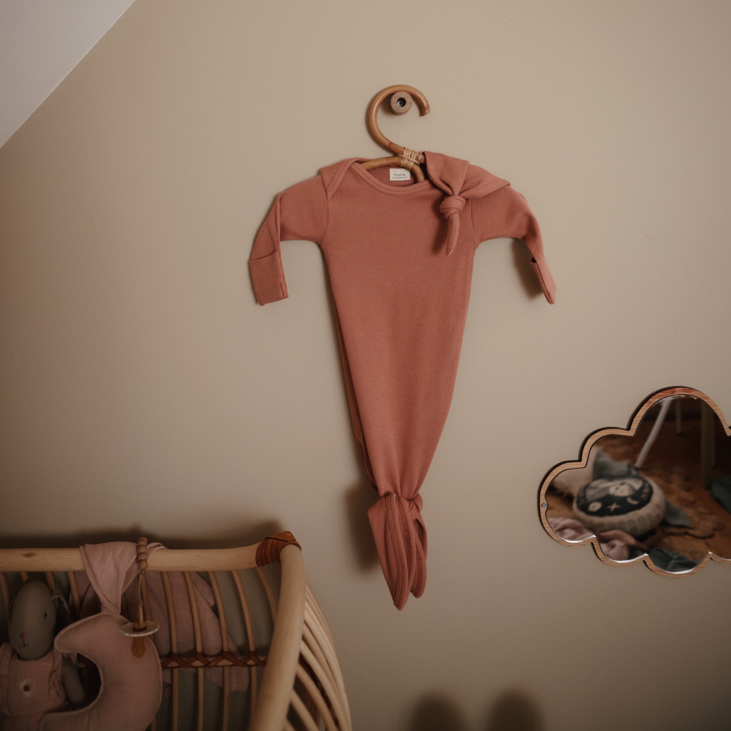 Ribbed Baby Beanie Baby Clothes Mushie