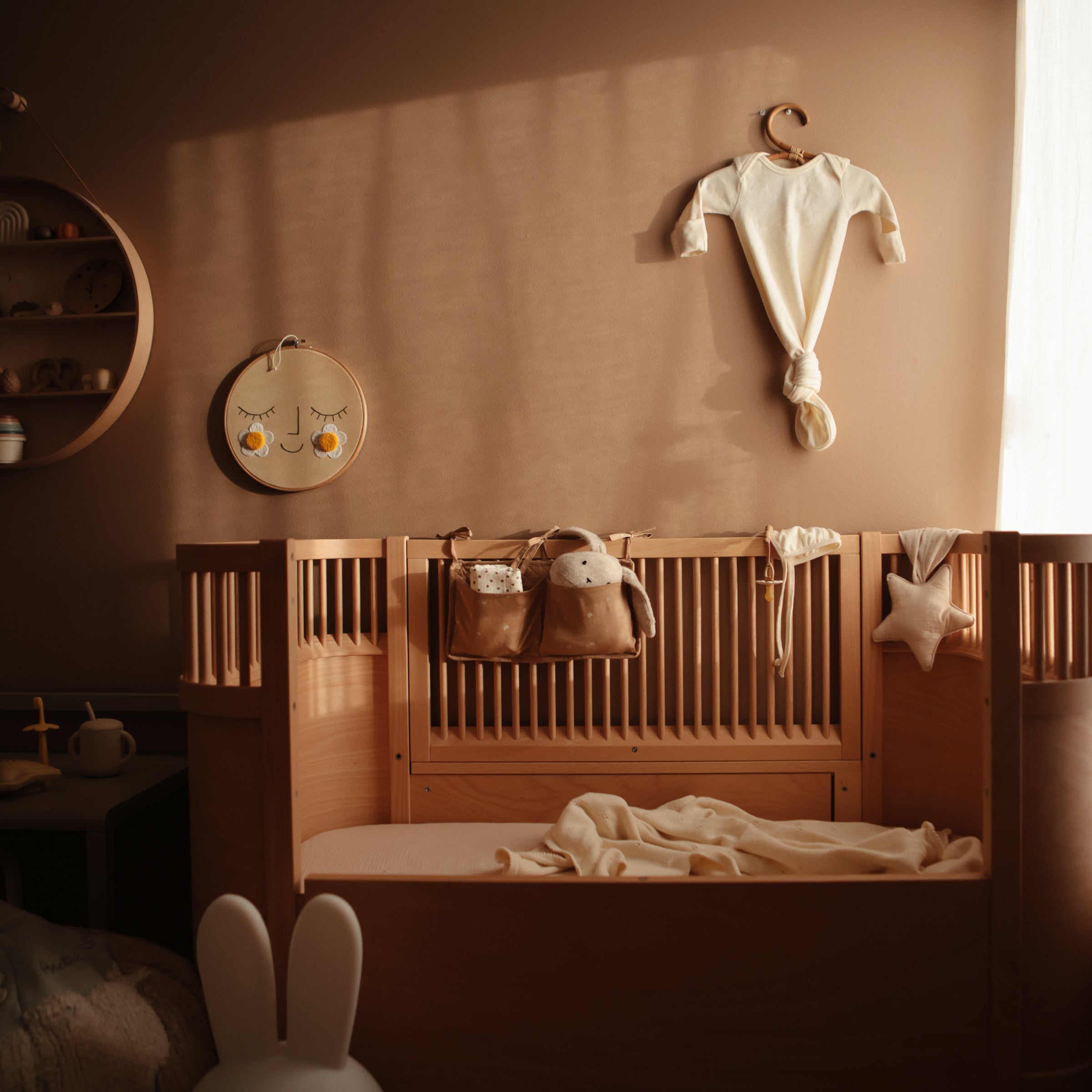 Ribbed Baby Bonnet Baby Clothes Mushie