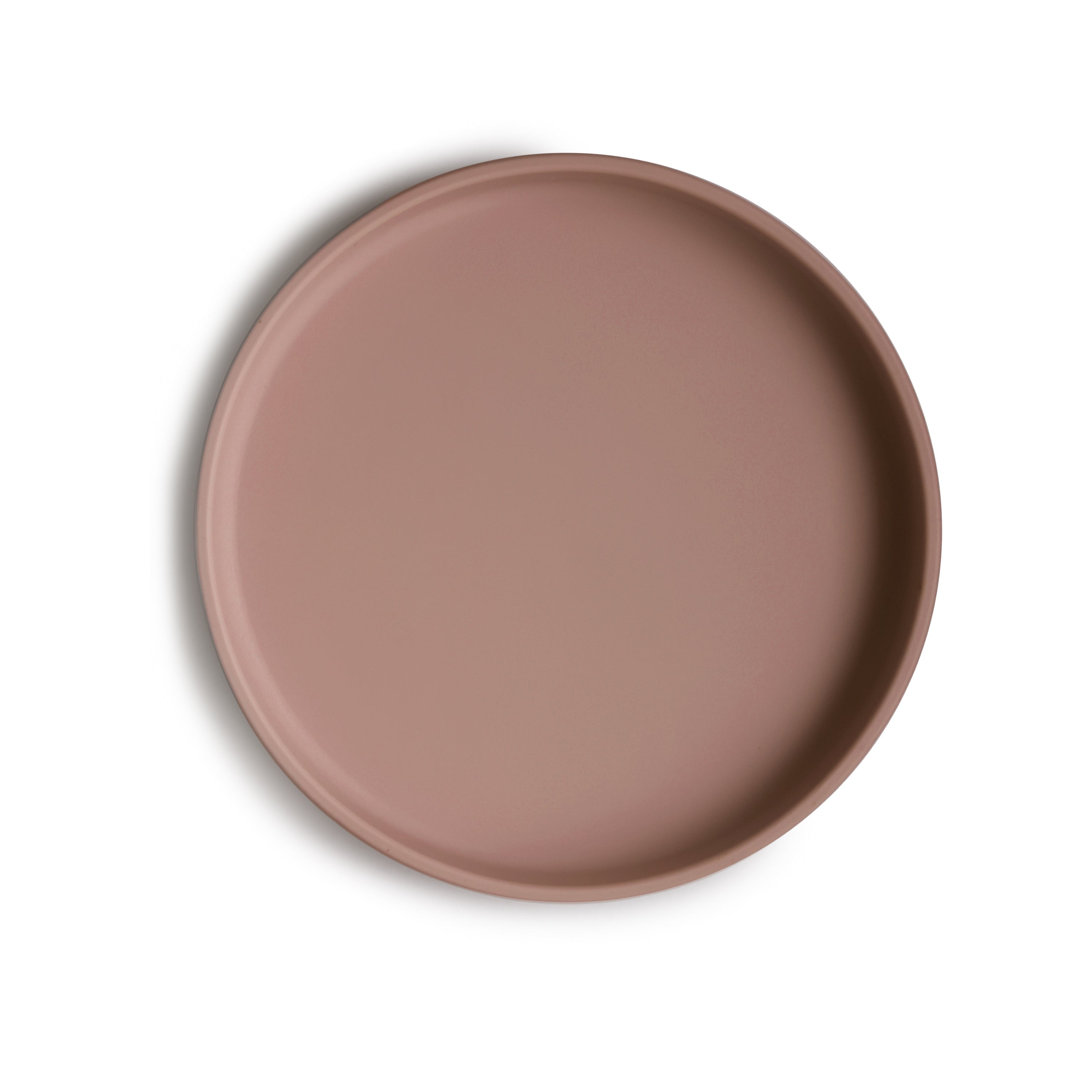 Classic Silicone Suction Plate silicone tableware Mushie Cloudy Mauve