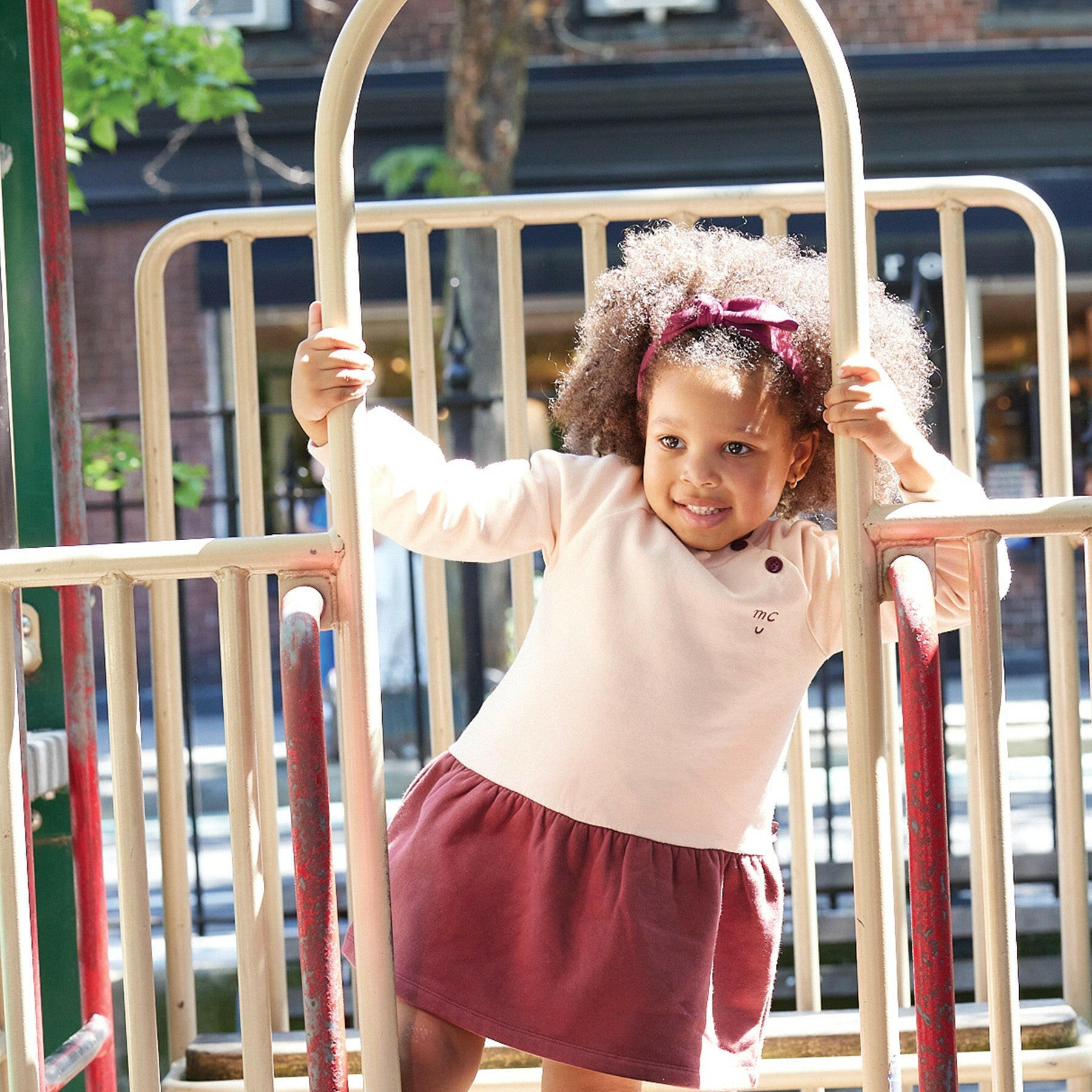 Colorblock Kid Dress Dress Mon Coeur