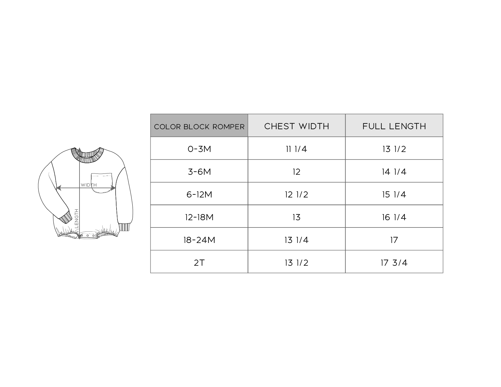 Baby Colorblock Romper