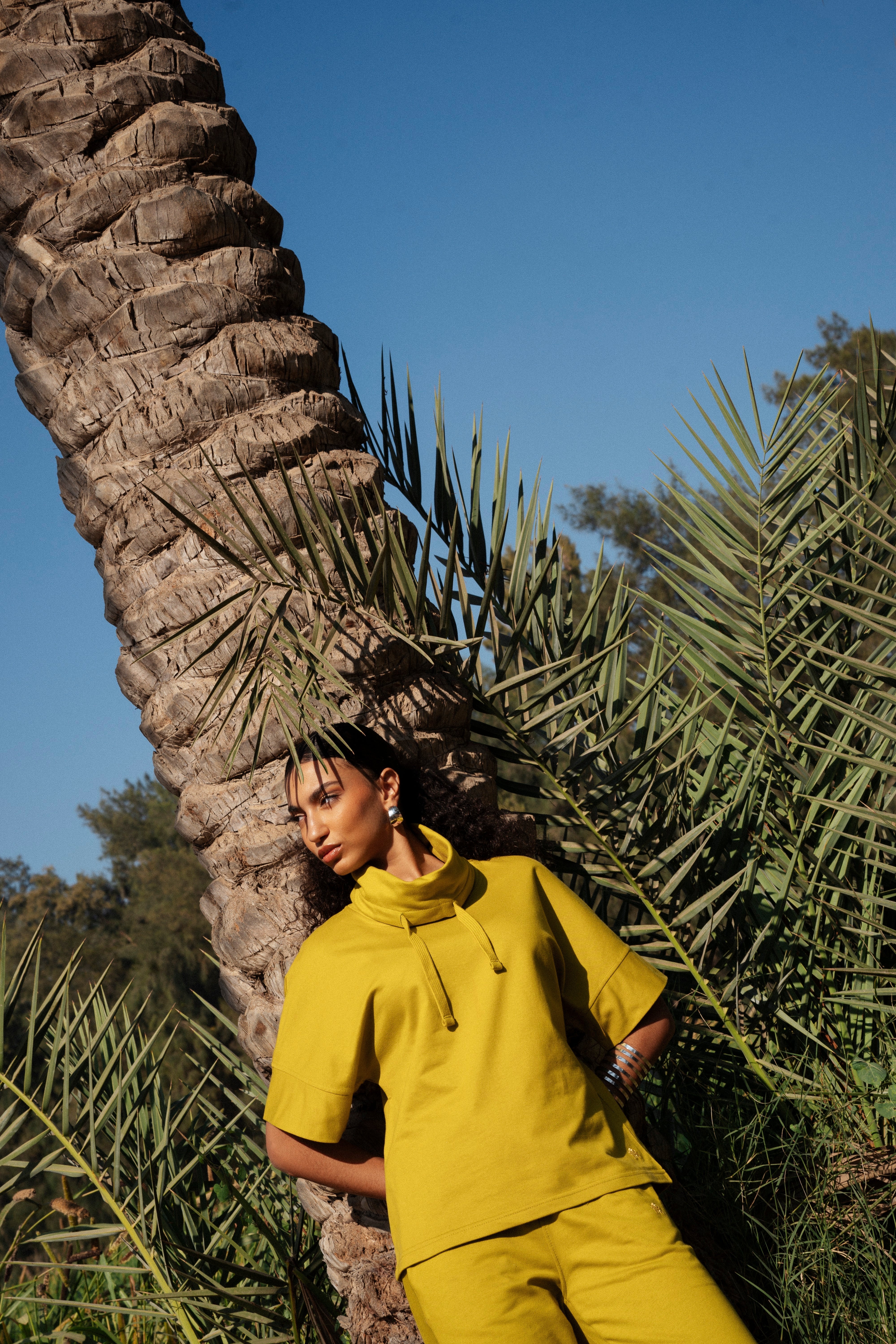 Eman Sweat Shirt - Avocado Oil